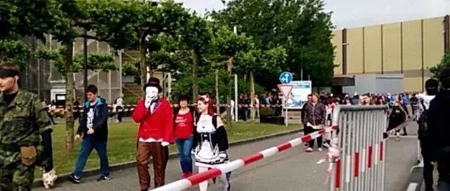 Wir haben es geschafft und sind endlich bei der Dokomi - einer deutschen Convention - angekommen.
