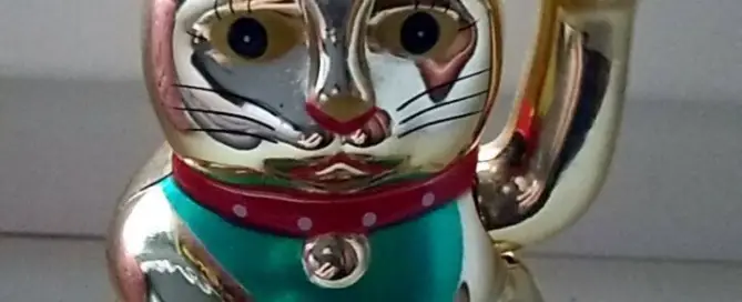 Die Maneki neko - Hier geht es um Gold und Geld.