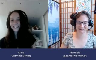 Manuela Ito-Loidl von japanischlernen.at interviewt Alina von Catmint Verlag über ihr Kochbuch für Pralinen mit halbnackten Männern.