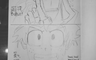 Der Inktober bei Manuela Ito-Loidl hält auch bei My hero academia nicht an.