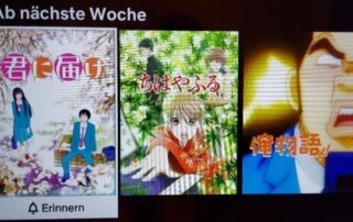 Bei Neflix-Japan gab es eine Aktualisierung von Animes.