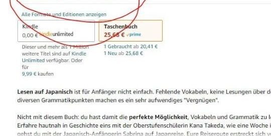 Das Buch Japanisch lesen für Anfänger von Manuela Ito-Loidl ist bei Amazon auf der Bestseller Liste Nummer 1.