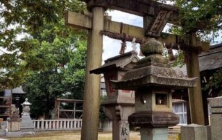 Japanische Torbögen, auch Tori genannt, sind Symbolbilder für Japan.
