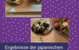Die Ergebnisse des japanischen Neujahrskochkurses mit Manuela Ito-Loidl, welcher die japanische Küche repräsentierte, sind einfach gelungen.