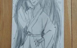 Manuela Ito-Loidl von japanischlernen.at hat ihre Zeichenkünste beim Inktober unter Beweis gestellt.