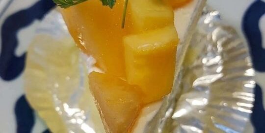 Auch in Japan isst man gerne süße Küchlein, wie diesen Melonen-Biskuitkuchen.