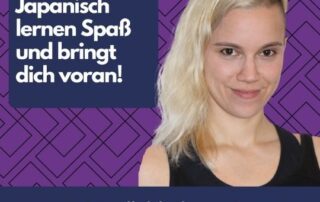 Conny sensei lernt mit dir in dem Japanischkurs, wie du richtig Japanisch lernst.