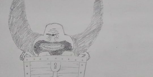 Der Anime One Piece wurde in den letzten Jahren ziemlich bekannt und wird auch öfters bei dem Inktober verwendet.