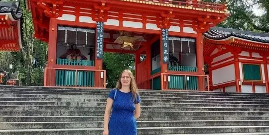 Manuela Ito-Loidl besuchte auf ihrem Kyoto-Trip verschiedenste Schreine und Tempel.