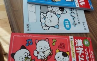 Die japanischen Bücher der japanischen Schule haben ein einzigartiges Design.