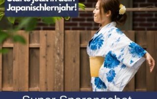 Bist du bereit für dein Japanischlernjahr? Dann schnapp dir dieses Super Sparangebot und leg mit dem Japanisch lernen los.