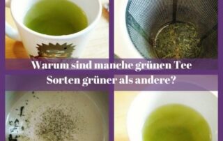 Japanischer Grüntee sieht nicht immer gleich aus.
