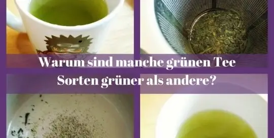Japanischer Grüntee sieht nicht immer gleich aus.