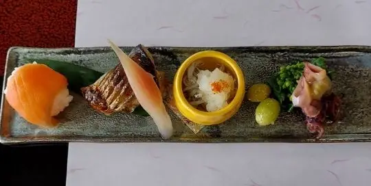 Japanisches Essen zu White Day, einem japanischen Feiertag.