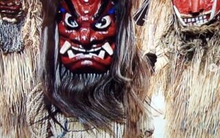 Der japanische Krampus sieht zum fürchten aus.