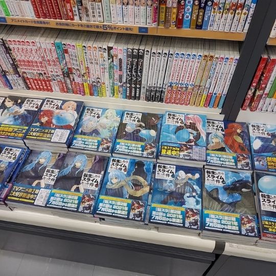 Mangas & Animes im Animate in Japan.