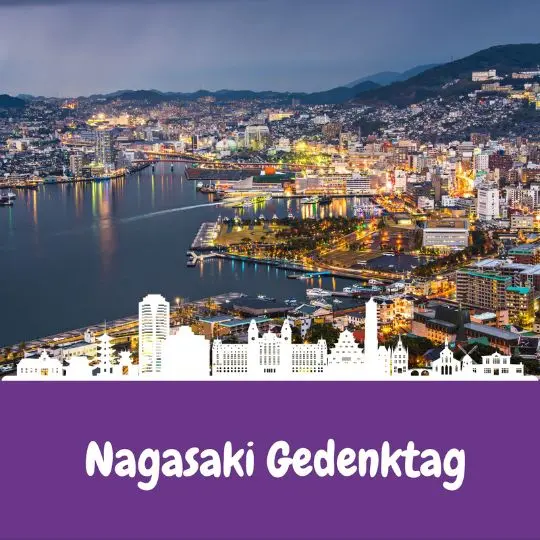 In Japan gilt der 9. August als Gedenktag des Atombombenabwurfes auf die japanische Stadt Nagasaki 