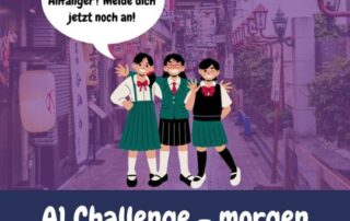Morgen beginnt die A1 Japanischlern Challenge für Anfänger bei japanischlernen.at.