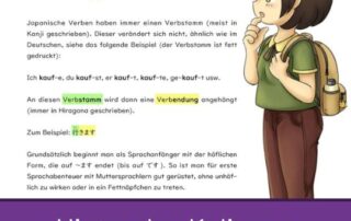Das Zusatzbuch für "Japanisch für Anfänger" beinhaltet nicht nur detailierte Vokabelerläuterungen, sondern auch gleich eine ordentliche Ladung an Grammatik.