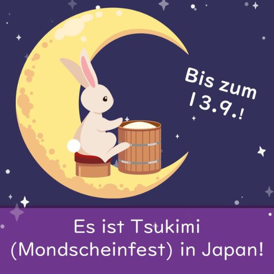 In Japan feiert man zur Zeit das Mondscheinfest auch Tsukimi genannt.