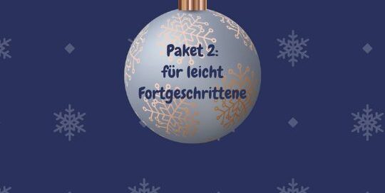Paket 2 ist für leicht Fortgeschrittene geeignet. Voraussetzung: die wichtigste Grundgrammatik beherrschen .