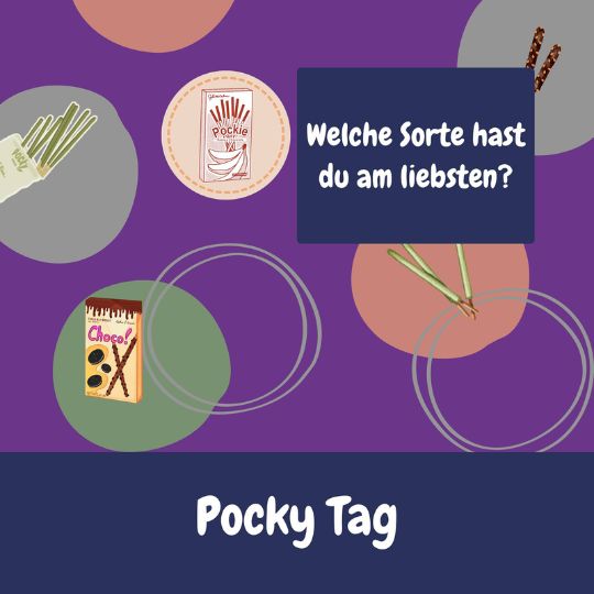 Der 11. November ist der ポッキーの日　(pokkii no hi) „Pocky Tag“. Pocky ist ein japanisches Süßwaren-Produkt, dass in Europa unter den Namen „Mikado“ verkauft wird.