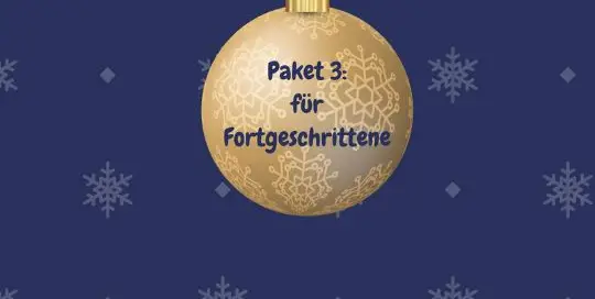 Paket 3 ist für Fortgeschrittene geeignet. Voraussetzung: Voraussetzung: ca. JLPT N4-Level bzw. ab dem A2-Kurs