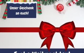 Das gesamte Team wünscht dir ein frohes Weihnachten! メリークリスマス! (merii kurisumasu - abgeleitet vom englischen "Merry Christmas!")