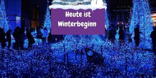 Heute ist Winterbeginn, oder auch Wintersonnenwende genannt! Auf Japanisch wird es 冬至 touji bezeichnet.