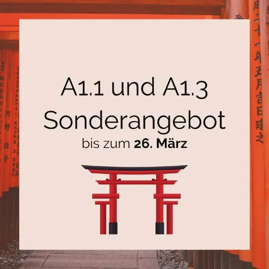 Der A1.0 Kurs geht in die Zielgrade und ich möchte das nutzen, um dir ein tolles Angebot zu unterbreiten!