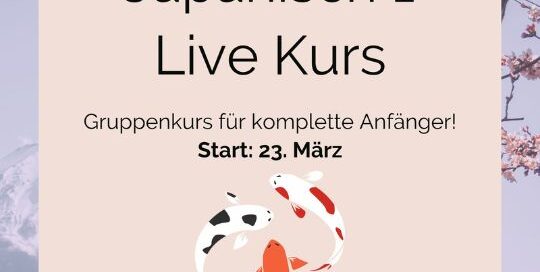Du möchtest Japanisch lernen, suchst aber noch nach dem passenden Kurs dafür? Am 23. März beginnt der nächste Japanisch 1-Kurs von japanischlernen.at mir Conny-Sensei!