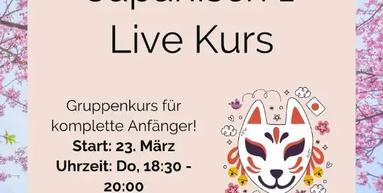 Ab dem 23. März (Do) von 18:30 - 20:00, mit insgesamt 10 Einheiten.