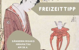 Am 26. April findet wieder ein Konzert von Risako Hiramatsu statt. Sei mit dabei und tauche in Haiku-Lieder ein!