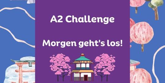 Sei mit dabei und bringe in 14 Tagen dein Japanisch auf Vordermann! Im Anschluss startet dann auch erstmalig unser A2 Jahreskurs. Du hast heute noch die Chance dich anzumelden!