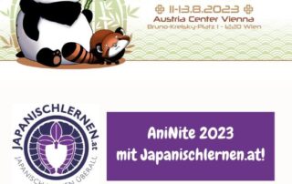 Es ist wieder so weit, vom 11. - 13.8.2023 findet erneut die AniNite statt - Österreichs größte Anime, Manga und Japan Convention und Japanischlernen.at ist mit dabei.