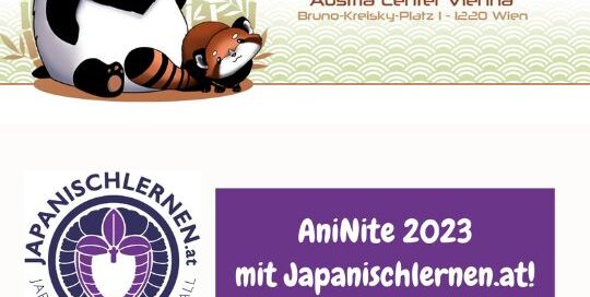 Es ist wieder so weit, vom 11. - 13.8.2023 findet erneut die AniNite statt - Österreichs größte Anime, Manga und Japan Convention und Japanischlernen.at ist mit dabei.
