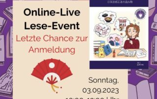 In ein paar Tagen geht's los! Du hast heute noch die Chance dich für das Online-Live Lese-Event anzumelden und einen Platz zu sichern.