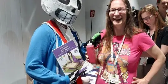 Wenn dein Videospiel-Lieblingscharacter (Sans von Undertale) ein Buch von dir kauft.