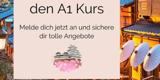 Melde dich jetzt an für die Warteliste und sichere dir deinen Platz für unseren neuen A1 September Kurs! Zusätzlich bekommst du gratis ein Ticket für das Leseevent.