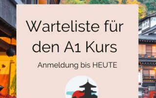 Du hast bis HEUTE den 20.8. noch Zeit dich für die Wartelsite für den neuen A1 Kurs anzumelden und sichere dir dabei tolle Angebote und Extras!