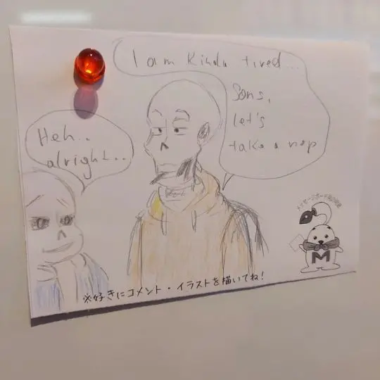 Ich war heute im internationalen Mangamuseum in Kyoto. Leider darf man innen nicht fotografieren, aber im Café nebenan haben sich viele Künstler verewigt - und da darf man fotografieren.