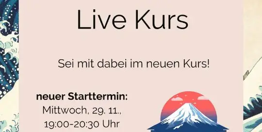 Du suchst nach einem passenden Einstieg ins Japanischlernen? Dann sei mit dabei beim neuen Japanisch 1 Kurs mit Conny-sensei!