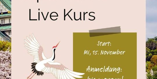 Du hast heute und morgen noch die Chance dich anzumelden und mit dabei zu sein. Dieser Kurs ist für absolute Anfänger geeignet, lerne mit Gleichgesinnten und Conny-sensei Hiragana und Katakana!