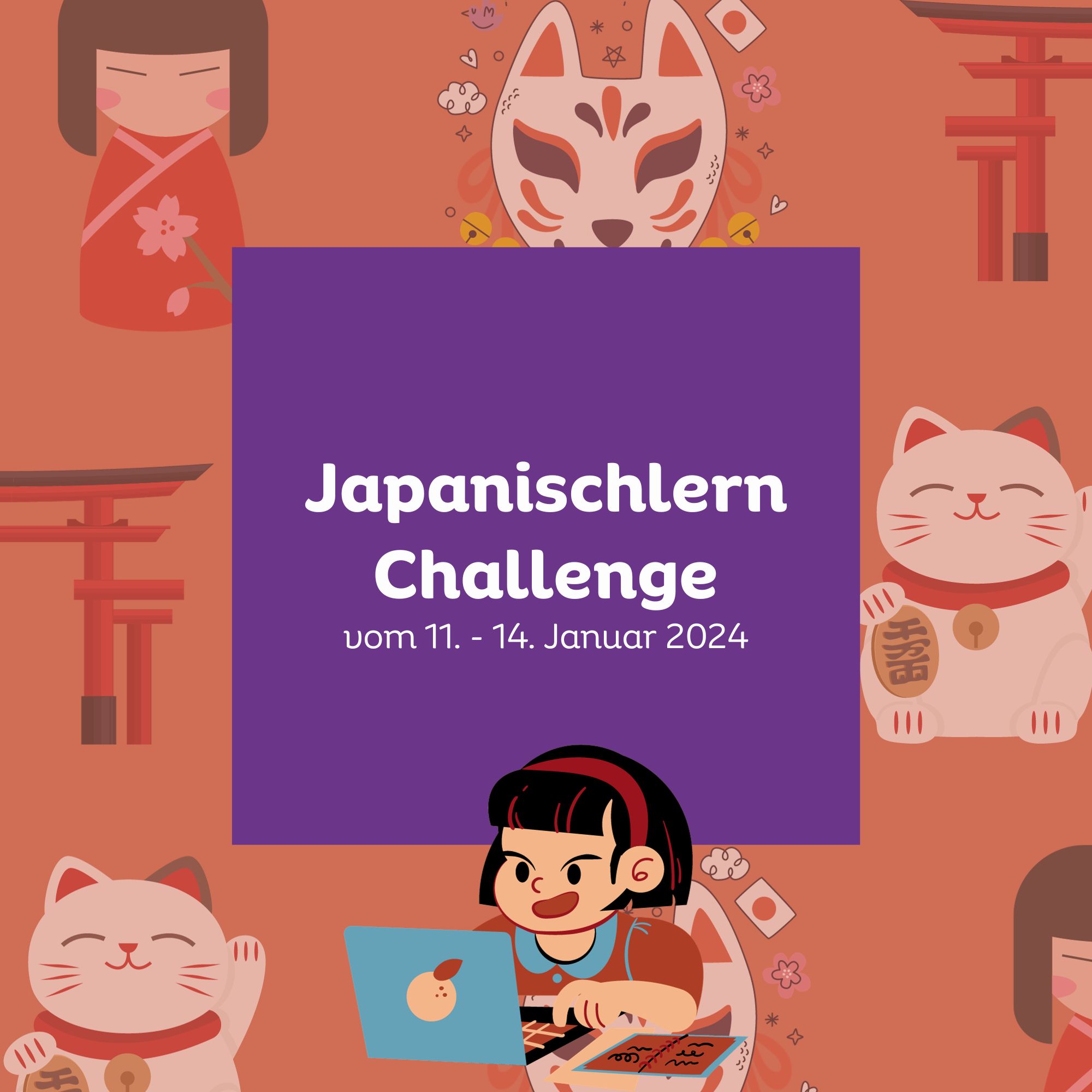 Japanischlern-Challenge für Anfänger - NIHONGO Gakuen