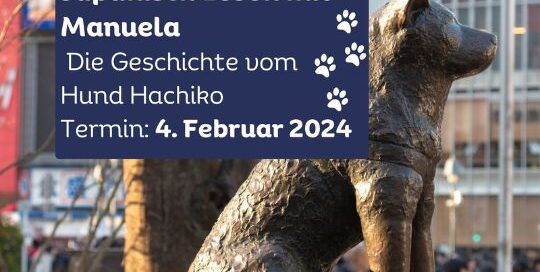 Sei mit dabei beim Leseevent am 4. Februar 2024! Gemeinsam Japanisch lesen mit Manuela-sensei am 4.2.2024.