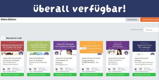 Alle bisher veröffentlichten Bücher sind nun auch *außerhalb* von am*zon verfügbar