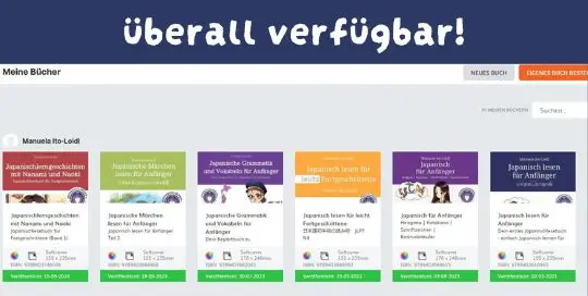 Alle bisher veröffentlichten Bücher sind nun auch *außerhalb* von am*zon verfügbar