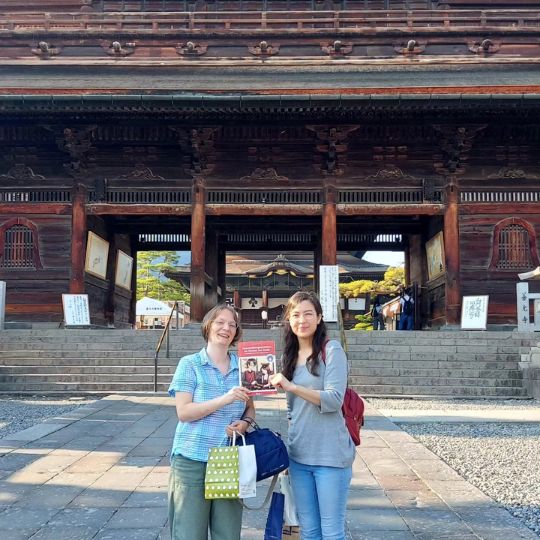 Heute habe ich sie in Nagano Stadt getroffen und wir waren gemeinsam Sightseeing und Essen (und natürlich Quatschen).
