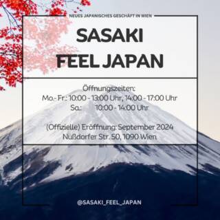 Ihr wollt euch ein Stück Japan nach Hause holen und euer Monatsgehalt wartet nur darauf, ausgegeben zu werden? Dann haben wir gute Neuigkeiten für euch: Sasaki – Feel Japan bereichert seit Kurzem den 9. Wiener Gemeindebezirk!