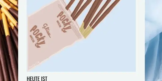 Der 11. November ist der ポッキーの日 (pokkii no hi) „Pocky Tag“. Pocky ist ein japanisches Süßwaren-Produkt, dass in Europa unter den Namen „Mikado“ verkauft wird.